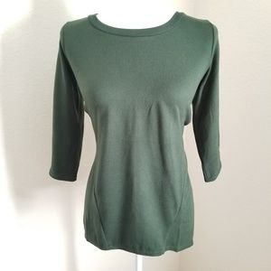 French Laundry Mid-Sleeve Tunic Top NWT